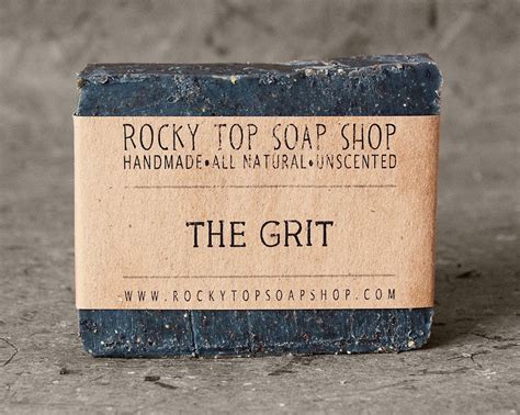 The Grit Scrub Soap Exfoliating Soap Bar Hand By Rockytopsoapshop