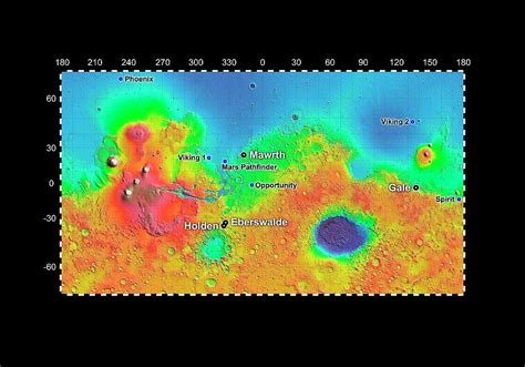 Rover Landing Site Final Candidates Photograph by Nasa/jpl-caltech ...