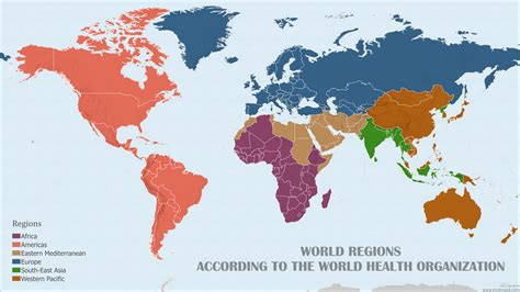 World Map Region Definitions - Vivid Maps