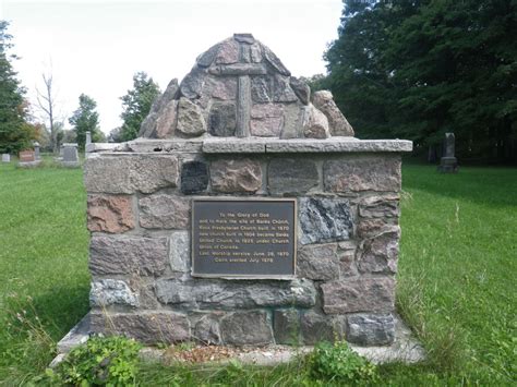 Banks United Church Cemetery En Collingwood Township Ontario