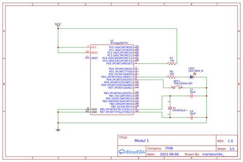 Membuat Kontroler JWS Atau Minimum Sistem Atmega328 Dengan RTC DS3231