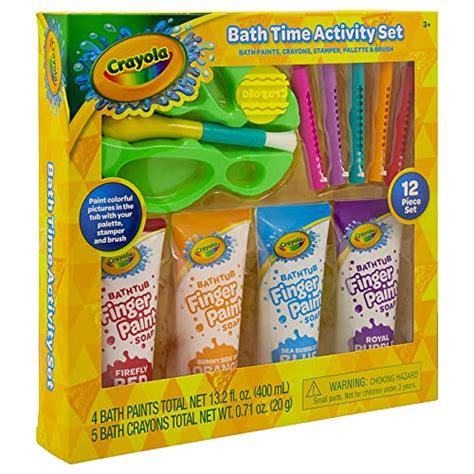 Crayola Ultimate Bath Time Activity Set Includes Paint Brush Palette