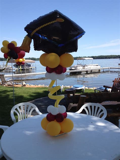 Balloon Centerpiece Graduation Party Themes Graduation Center Pieces