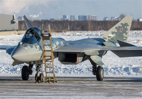 Photo Of The First Serial Su 57 Which Has Been Delivered To The Russian