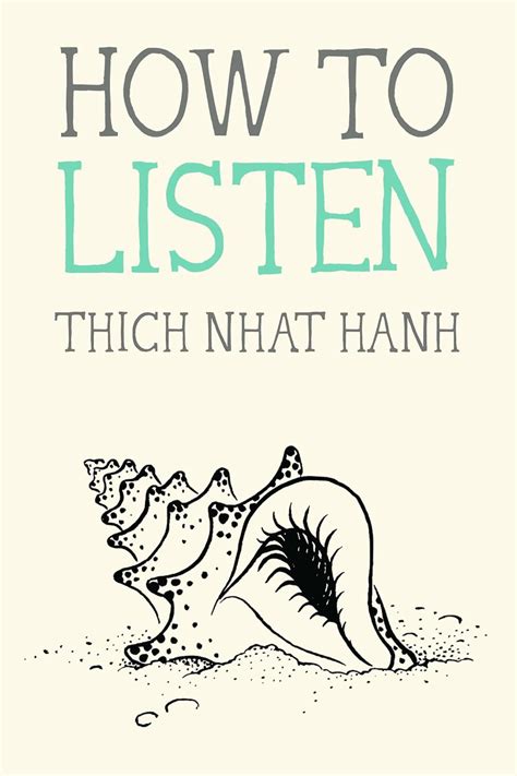 How To Listen Mindfulness Essentials Book Kindle Edition By Nhat