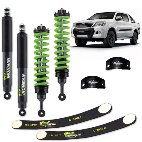 Kit Suspensão IronMan Foam Cell para Toyota Hilux 2005 a 2015 4x4