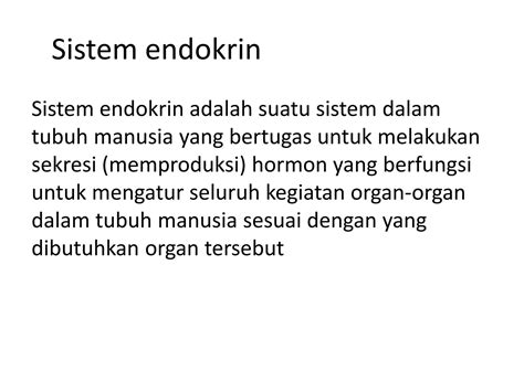 Solution Ppt Fisiologi Sistem Endokrin Studypool