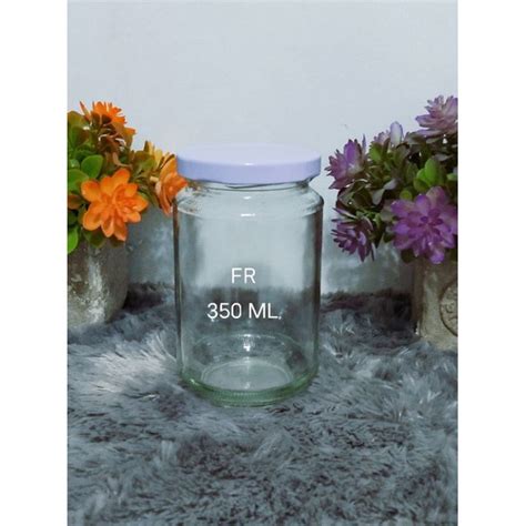 Jual 10pcs Toples Jar Kaca 350ml Toples Selai Toples Sambal Toples