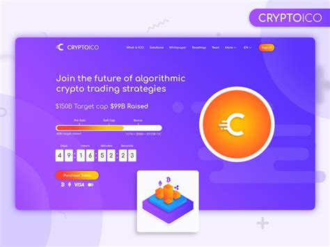 Crypto Ico Landing Page Html Templates Themeselection