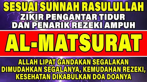 Doa Pembuka Rezeki Dari Segala Penjuru Al Matsurat Doa Seribu Dinar