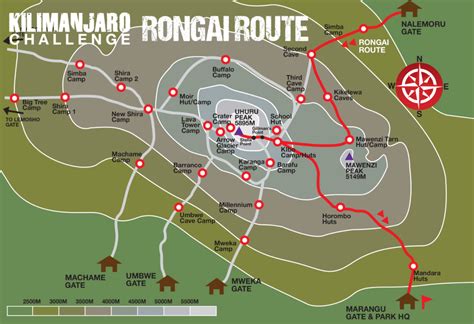 Routes Itineraries Kilimanjaro Challenge