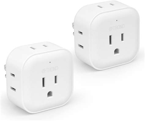 Trond Multi Plug Outlet Extender 2 Pack Multiple Plug