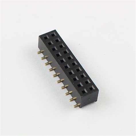 Pcs Mm Pitch X Pin Pin Female Double Row Smt Smd Pin Header