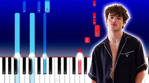 Benson Boone Beautiful Things Piano Tutorial Youtube