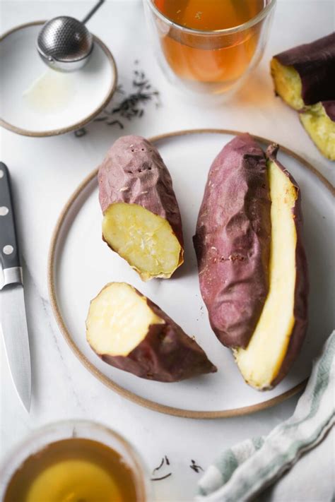 Japanese Sweet Potatoes Perfectly Baked Roasted W Fluffy Centers