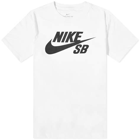 Nike SB Dri-Fit Logo Tee White & Black | END.