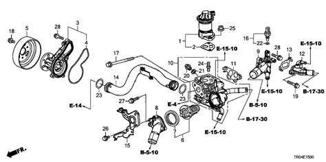 2012 Honda Civic 4 Door LX KA 5AT Water Pump 1 8L