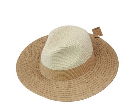 Ombre Straw Hat Beige Tropicana Collection