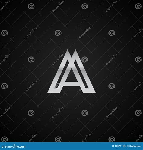 Modern Unique Aa Initial Letter Elegant Logo Template Vector Creative