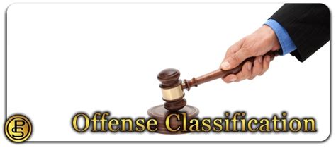 Criminal Offense Classifications Legal Violations Terms And Definitions