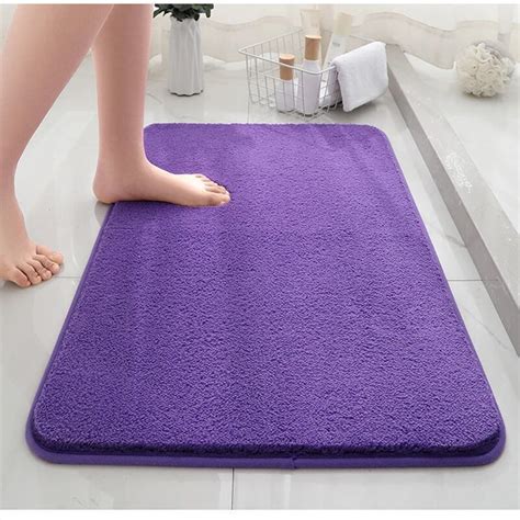 Effen Kleur Pluizige Badkamer Mat Anti Slip Bad Tapijten Deurmat Voor