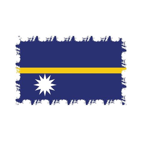 Vetor De Bandeira De Nauru Pincel Estilo Aquarela 4490396 Vetor No