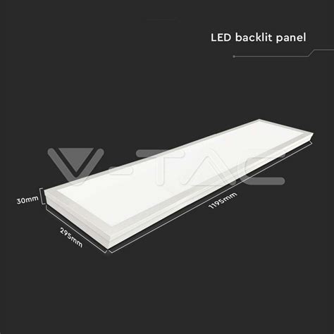 LED Panels 36W LED Panel 1200x300 Mm 2in1 6400K 6pcs SET