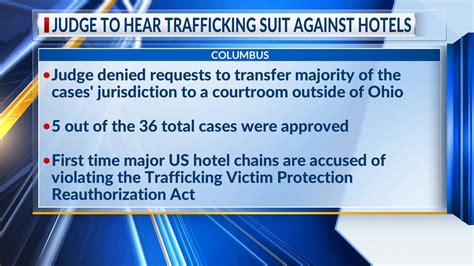 Sex Trafficking Victims Can Sue U S Hotel Chains In Columbus Court