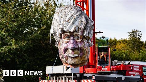 G Mount Recyclemore Sculpture Dismantled At Eden Project Bbc News