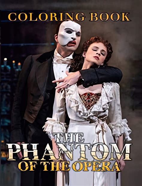 Phantom Of The Opera Coloring Book Etsy