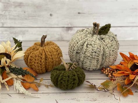 Autumn Pumpkin Decoration Free Crochet Pattern