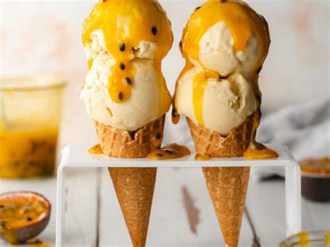 Passion Fruit Ice Cream Recipe