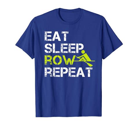 Eat Sleep Row Repeat Funny Rowing T Shirt Anz Anztshirt