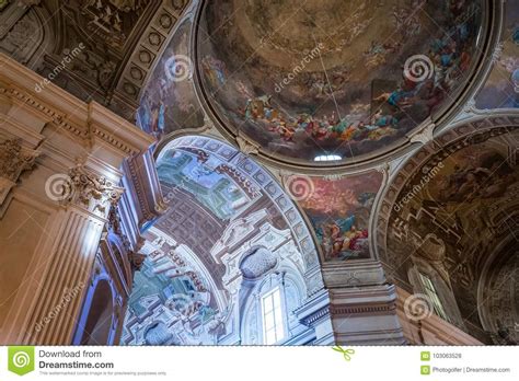 Interiors Of Brancacci Chapel Florence Italy Editorial Stock Photo