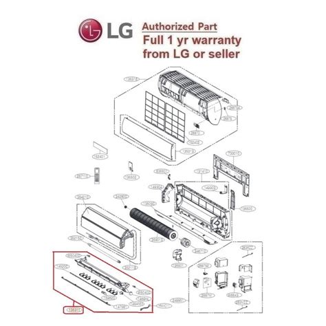 Lg Genuine Part Aeb Lg Aircon Discharge Grille