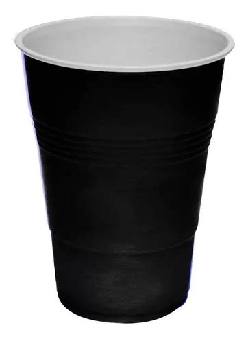 50 Vasos Desechables Color Negro 16oz Biodegradables Bosco MercadoLibre