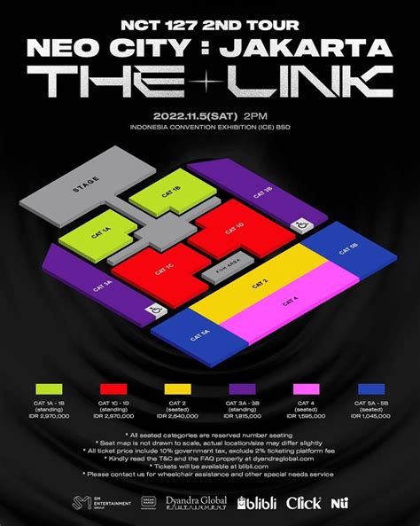 UPCOMING EVENT NCT 127 2ND TOUR NEO CITY JAKARTA THE LINK The