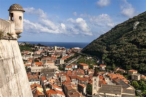 View Of Finale Ligure From Castle Tower Seaside Resort Resort Beach