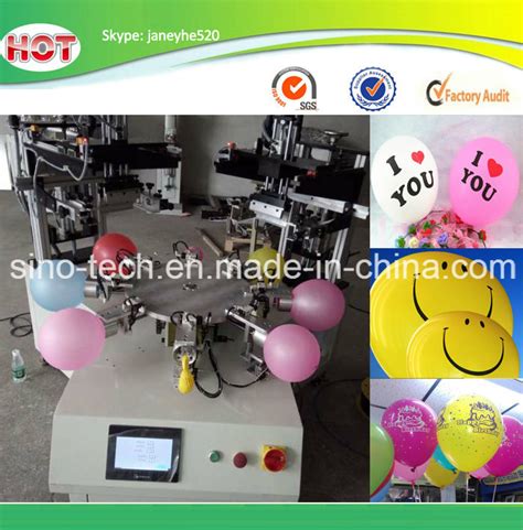 Sinotech Automatic Balloon Printing Machine China Balloon Printing