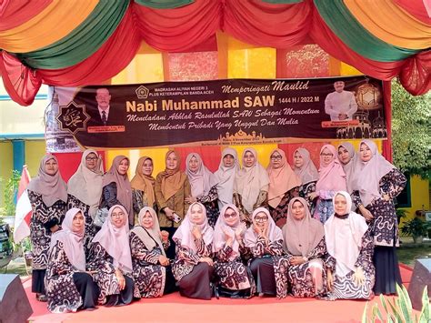 Peringatan Maulid Nabi Muhammad Saw Di Man 3 Banda Aceh Tahun 2022 1444 H Madrasah Aliyah