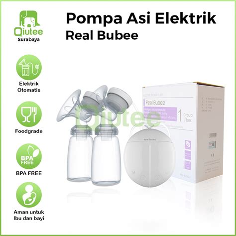 Jual Termurah Double Pump Electric Breast Pump Real Bubee Pompa Asi