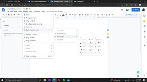 How To Make Sub Bullet Points In Google Docs An Ultimate Guide