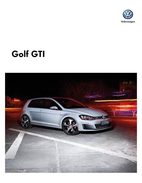 Pdf Ficha T Cnica Golf Gti My Colwagen Co Iluminaci N