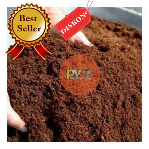 Jual Media Tanam Cocopeat Sabut Kelapa Murni Kg Shopee Indonesia