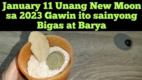 Ilagay Mo Ito Sa Ibabaw Ng Bigas Ngayong New Moon Ng Sunod Sunod