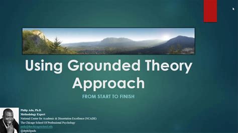 Grounded Theory Approach Overview Youtube