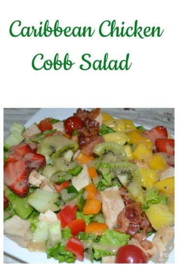 Caribbean Chicken Cobb Salad Grandma Honey S House