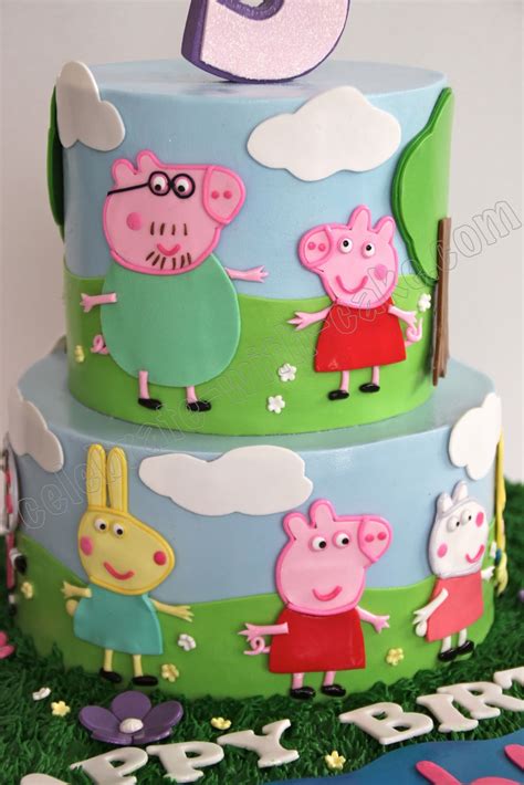 Celebrate With Cake Peppa Pig 2 Tier Cake