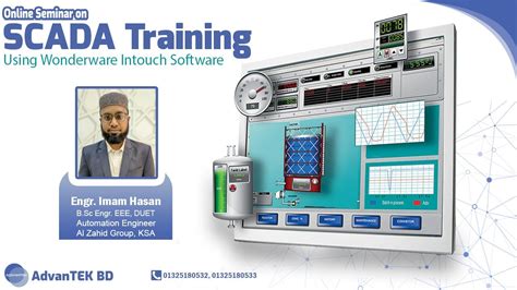 Scada Training Using Wonderware Intouch Software Ll Advantek Bd Youtube