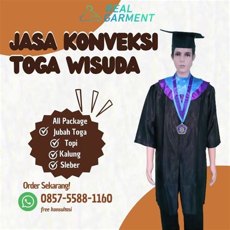 Baju Toga Wisuda Sd Surabaya Konveksi 0857 5588 1160